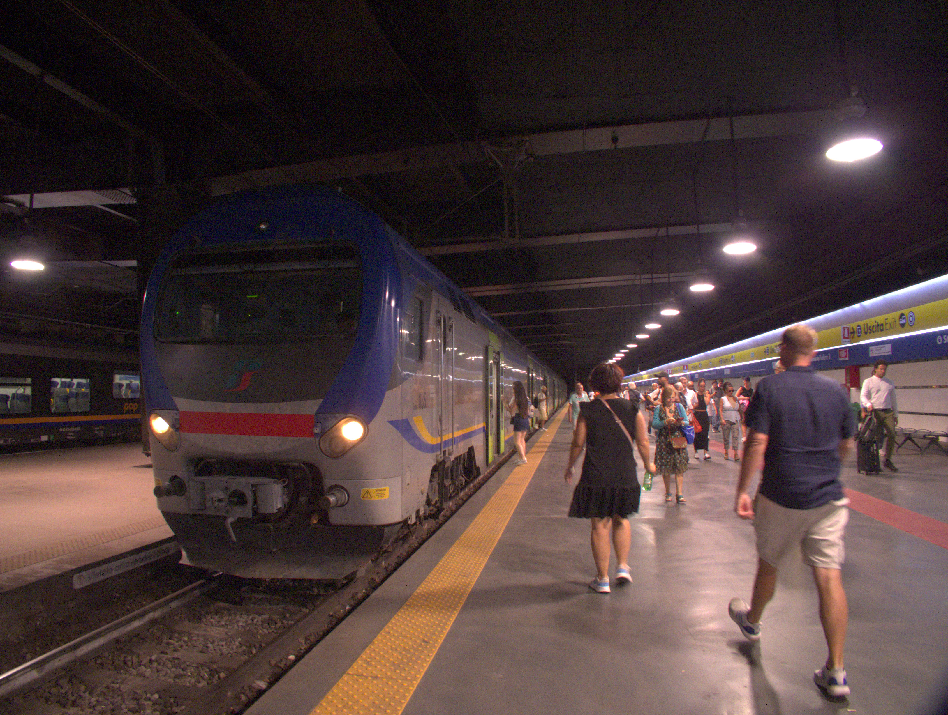 TAF train at Napoli Piazza Garibaldi station