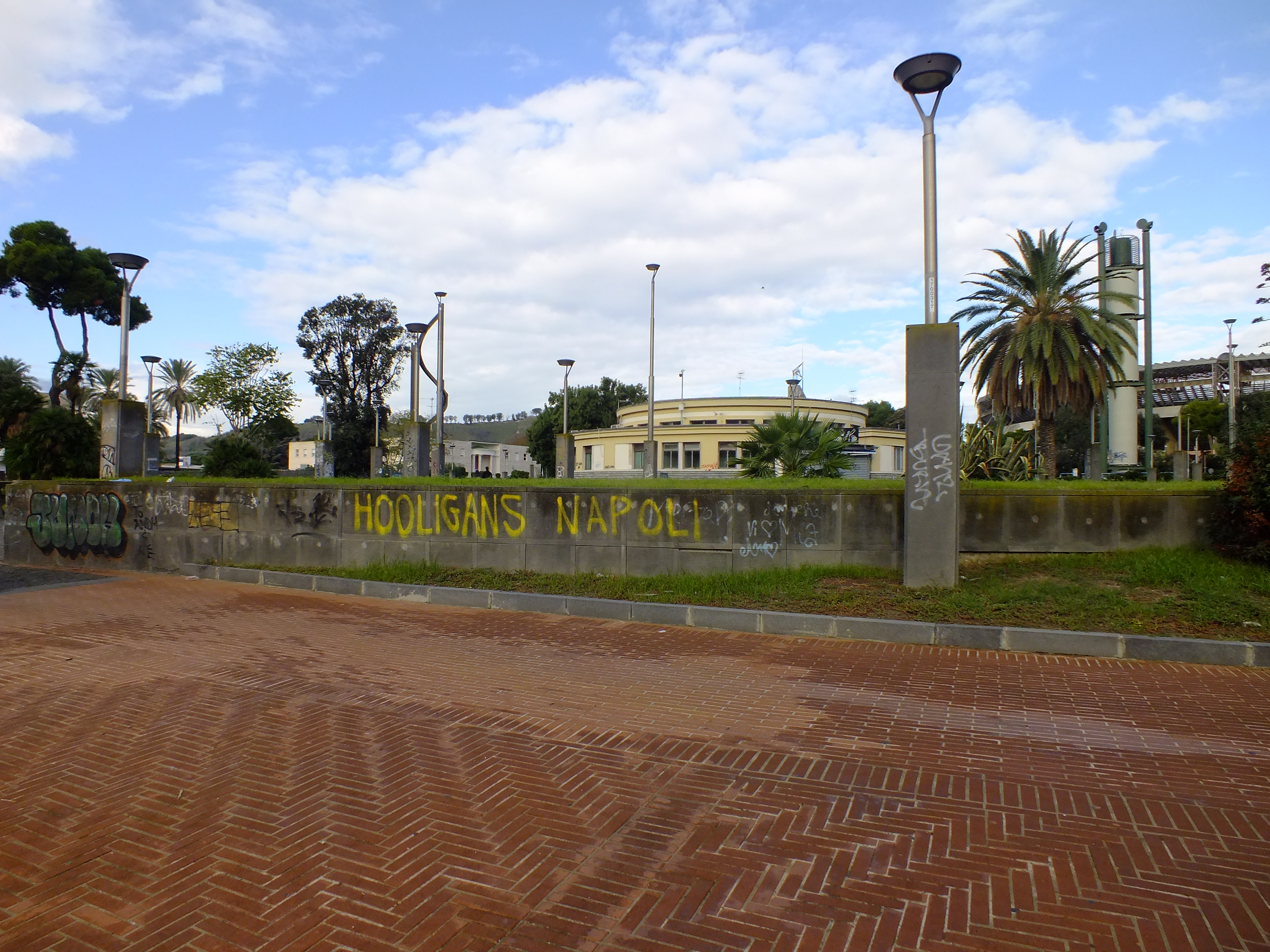 Piazzale Tecchio after rain