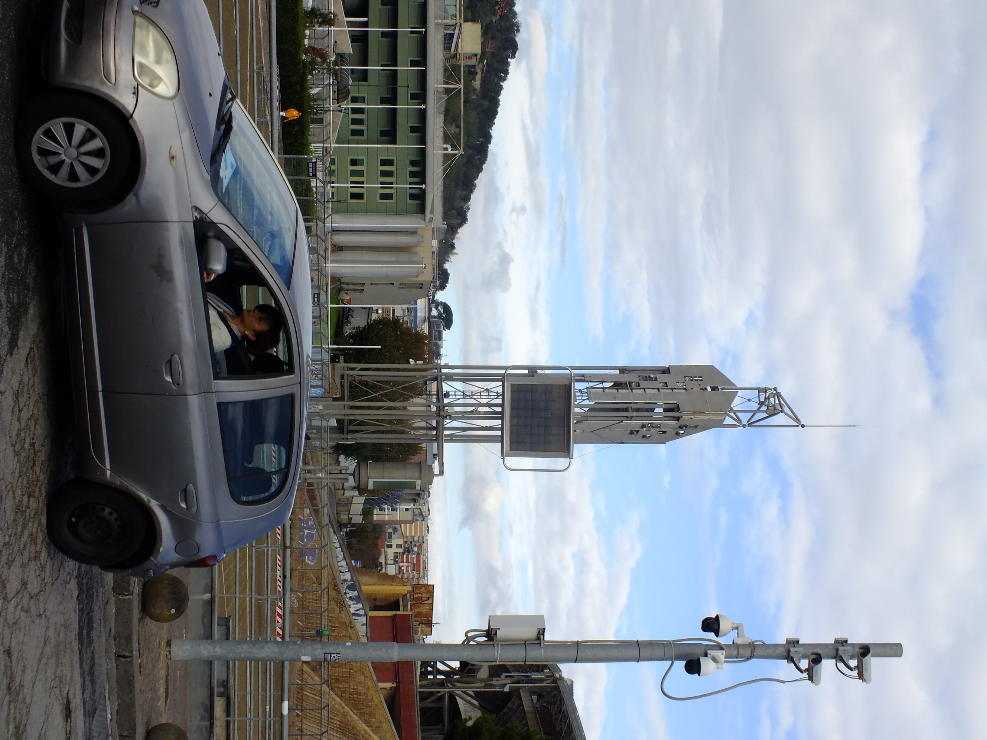 Unidentified tower near Diego Armando Maradona stadium