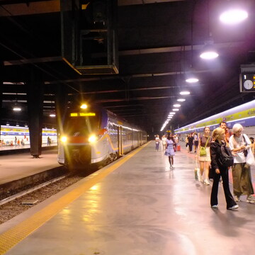 Pop train at Napoli Piazza Garibaldi station