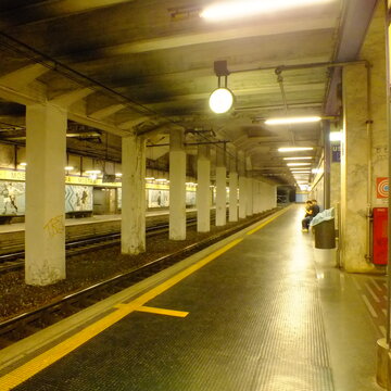 Mostra Stadio Maradona station on the Cumana railway